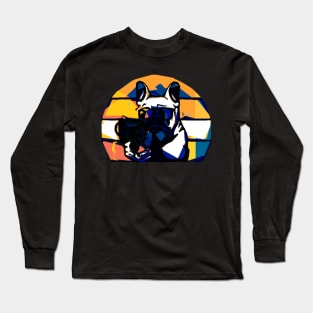 French bulldog Pistol Long Sleeve T-Shirt